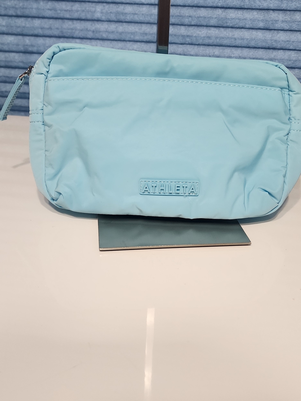 ATHLETA Light Blue Hiking Waist Pack Adjustable Strap